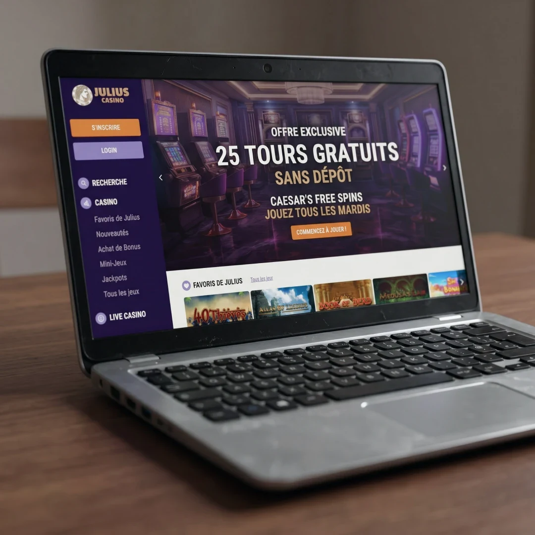 Julius casino avec 25 tour gratuit sans dépôt