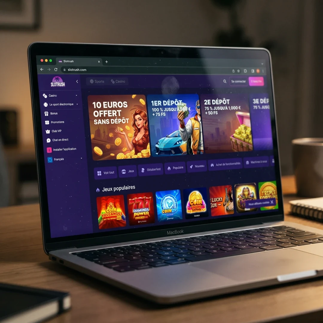 Slotrush casino 10 euros offert sans dépôt france